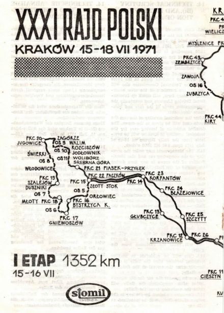 Rajd Polski - 1971r.